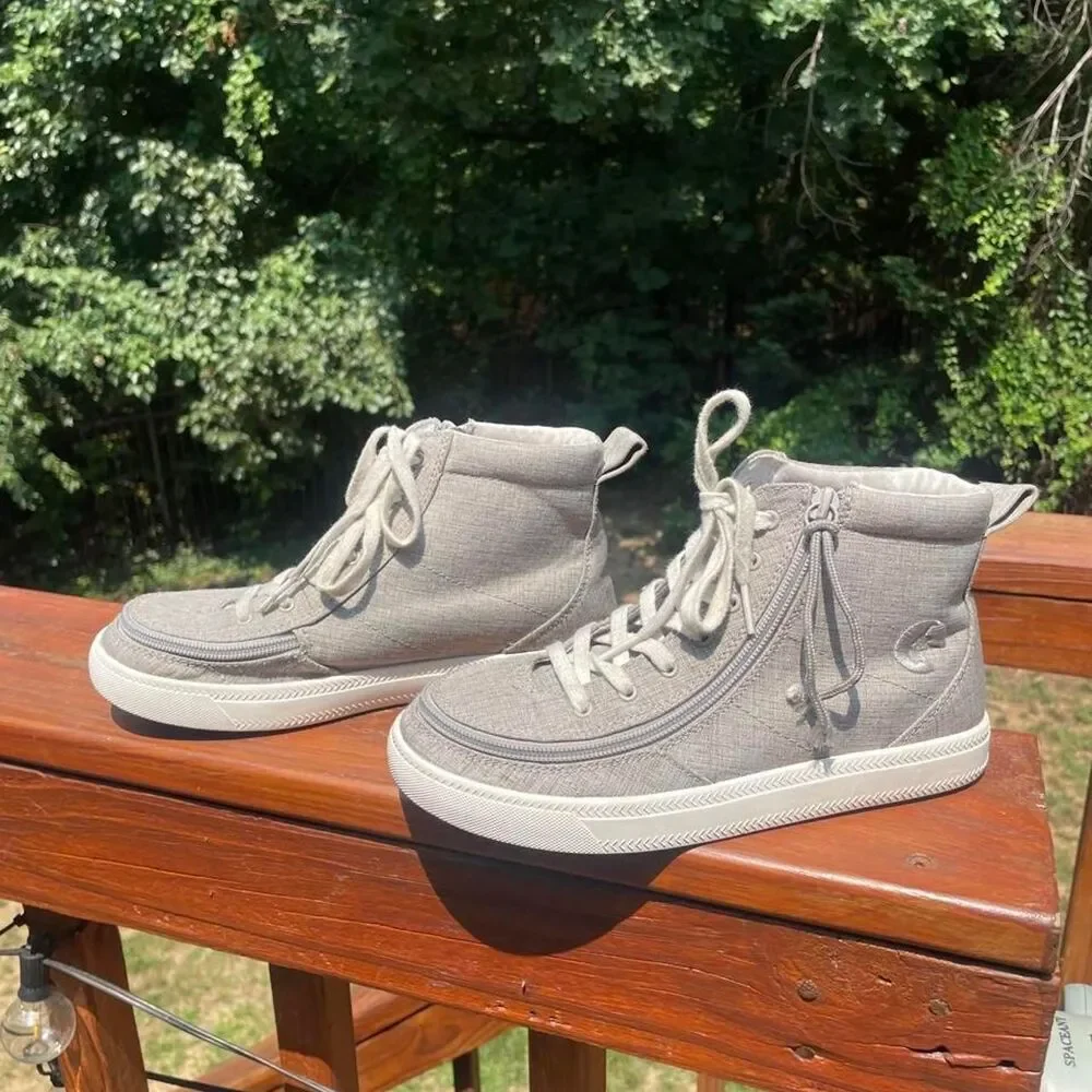 Billy Footwear Grey High Top Support Sneakers